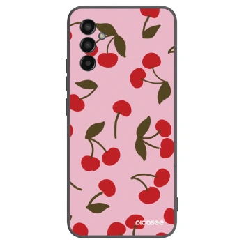 Picasee silikonski črni ovitek za Samsung Galaxy M13 M135F - Cherry