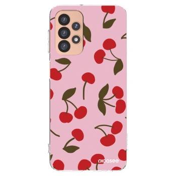 Picasee silikonski prozorni ovitek za Samsung Galaxy A23 A236B 5G - Cherry