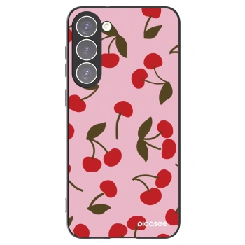 Picasee silikonski črni ovitek za Samsung Galaxy S23+ 5G - Cherry