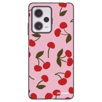 Picasee silikonski črni ovitek za Xiaomi Redmi Note 12 Pro+ 5G - Cherry