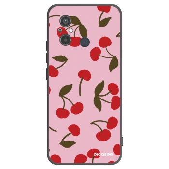 Picasee silikonski črni ovitek za Xiaomi Redmi 12C - Cherry