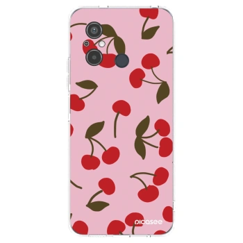 Picasee silikonski prozorni ovitek za Xiaomi Redmi 12C - Cherry