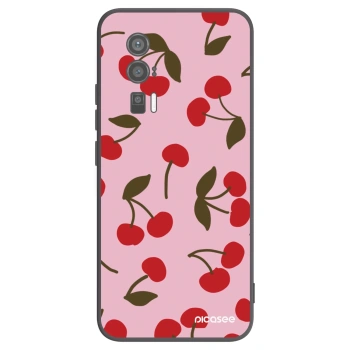 Picasee silikonski črni ovitek za Xiaomi Poco F5 Pro 5G - Cherry