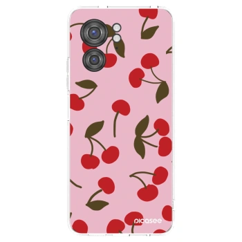 Picasee silikonski prozorni ovitek za Motorola Edge 40 - Cherry