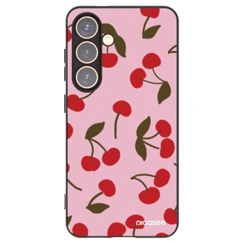 Picasee silikonski črni ovitek za Samsung Galaxy S24 S921B 5G - Cherry