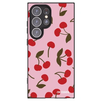 Picasee silikonski črni ovitek za Samsung Galaxy S24 Ultra S928B 5G - Cherry