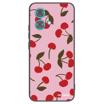 Picasee silikonski črni ovitek za Motorola Edge 40 Neo - Cherry
