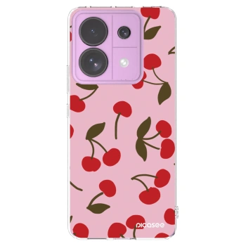Picasee silikonski prozorni ovitek za Xiaomi Redmi Note 13 Pro 5G - Cherry