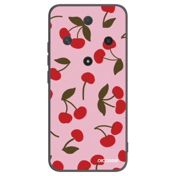 Picasee silikonski črni ovitek za Honor Magic6 Lite 5G - Cherry