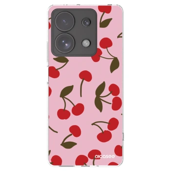 Picasee silikonski prozorni ovitek za Xiaomi Redmi Note 13 Pro 4G - Cherry