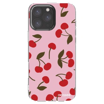 Picasee silikonski prozorni ovitek za Apple iPhone 16 Pro Max - Cherry