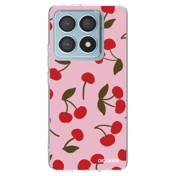 Picasee silikonski prozorni ovitek za Xiaomi 14T Pro - Cherry