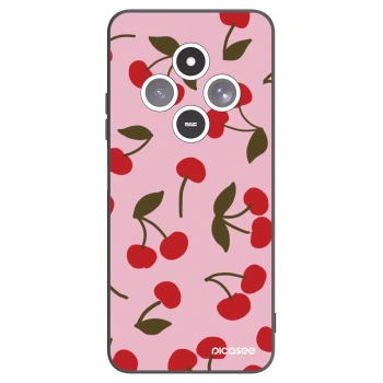 Picasee silikonski črni ovitek za Xiaomi Redmi 14C - Cherry
