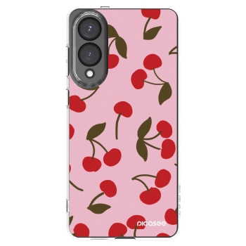 Picasee silikonski prozorni ovitek za Samsung Galaxy S25 Edge 5G - Cherry