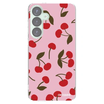 Picasee silikonski prozorni ovitek za Samsung Galaxy S25+ 5G - Cherry