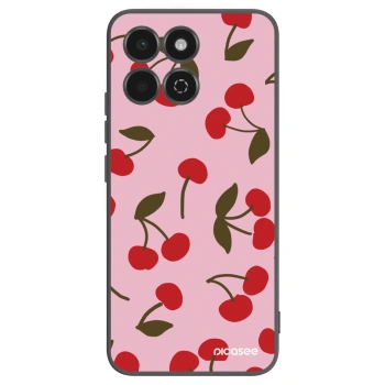 Picasee silikonski črni ovitek za Honor 200 Smart 5G - Cherry