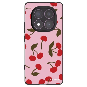 Picasee silikonski črni ovitek za Xiaomi Redmi Note 14 Pro 4G - Cherry