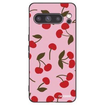 Picasee silikonski črni ovitek za Google Pixel 8 Pro - Cherry