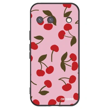 Picasee silikonski črni ovitek za Google Pixel 9 - Cherry