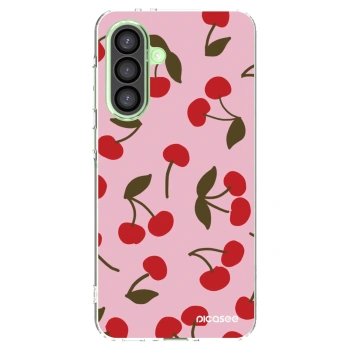 Picasee silikonski prozorni ovitek za Samsung Galaxy A26 5G A266B - Cherry