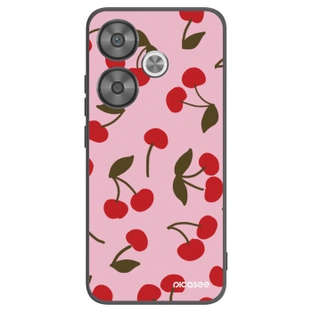 Picasee silikonski črni ovitek za Xiaomi Poco F6 - Cherry
