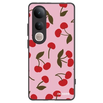 Picasee silikonski črni ovitek za Vivo V50 Lite 5G - Cherry