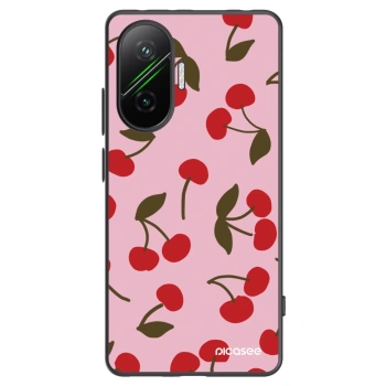 Picasee silikonski črni ovitek za Xiaomi Poco F7 Pro 5G - Cherry