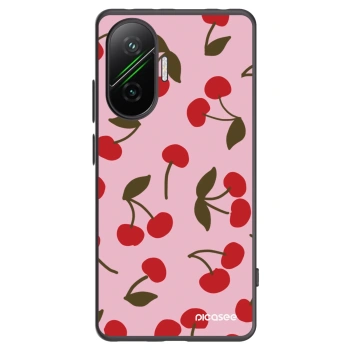 Picasee silikonski črni ovitek za Xiaomi Poco F7 5G - Cherry