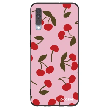 Picasee silikonski črni ovitek za Samsung Galaxy A70 A705F - Cherry