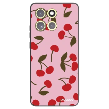 Picasee silikonski črni ovitek za Motorola Moto G86 5G - Cherry