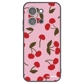 Picasee silikonski črni ovitek za Xiaomi Redmi 15C 5G - Cherry
