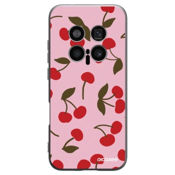 Picasee silikonski črni ovitek za Honor Magic8 Pro 5G - Cherry