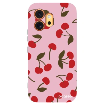 Picasee silikonski črni ovitek za Honor 600 - Cherry