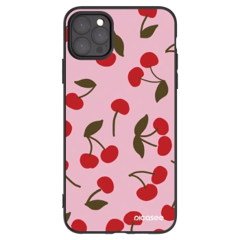 Picasee silikonski črni ovitek za Apple iPhone 11 Pro Max - Cherry