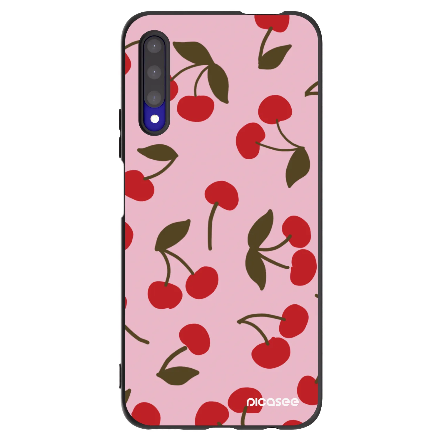 Picasee silikonski črni ovitek za Honor 9X Pro - Cherry