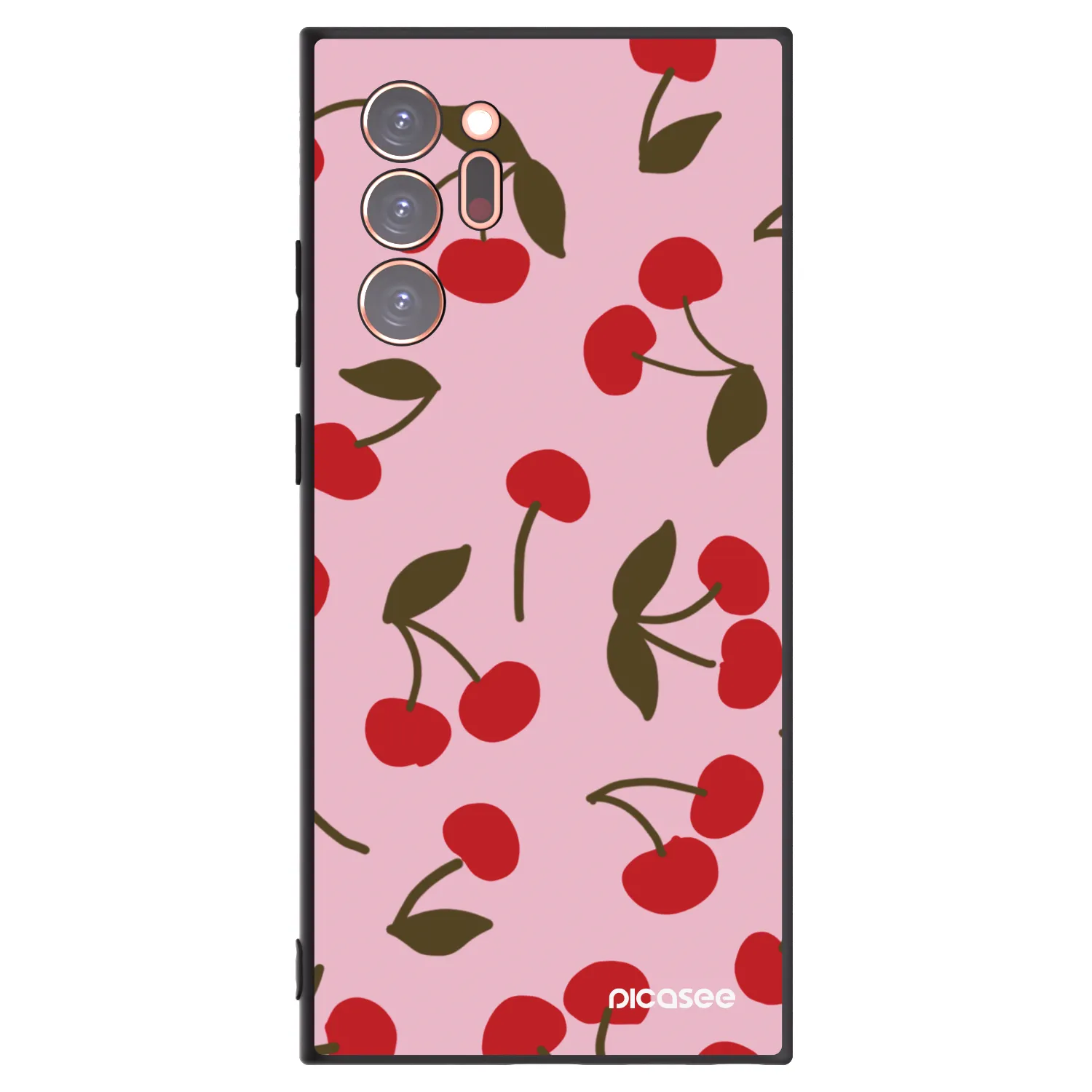 Picasee silikonski črni ovitek za Samsung Galaxy Note 20 Ultra - Cherry