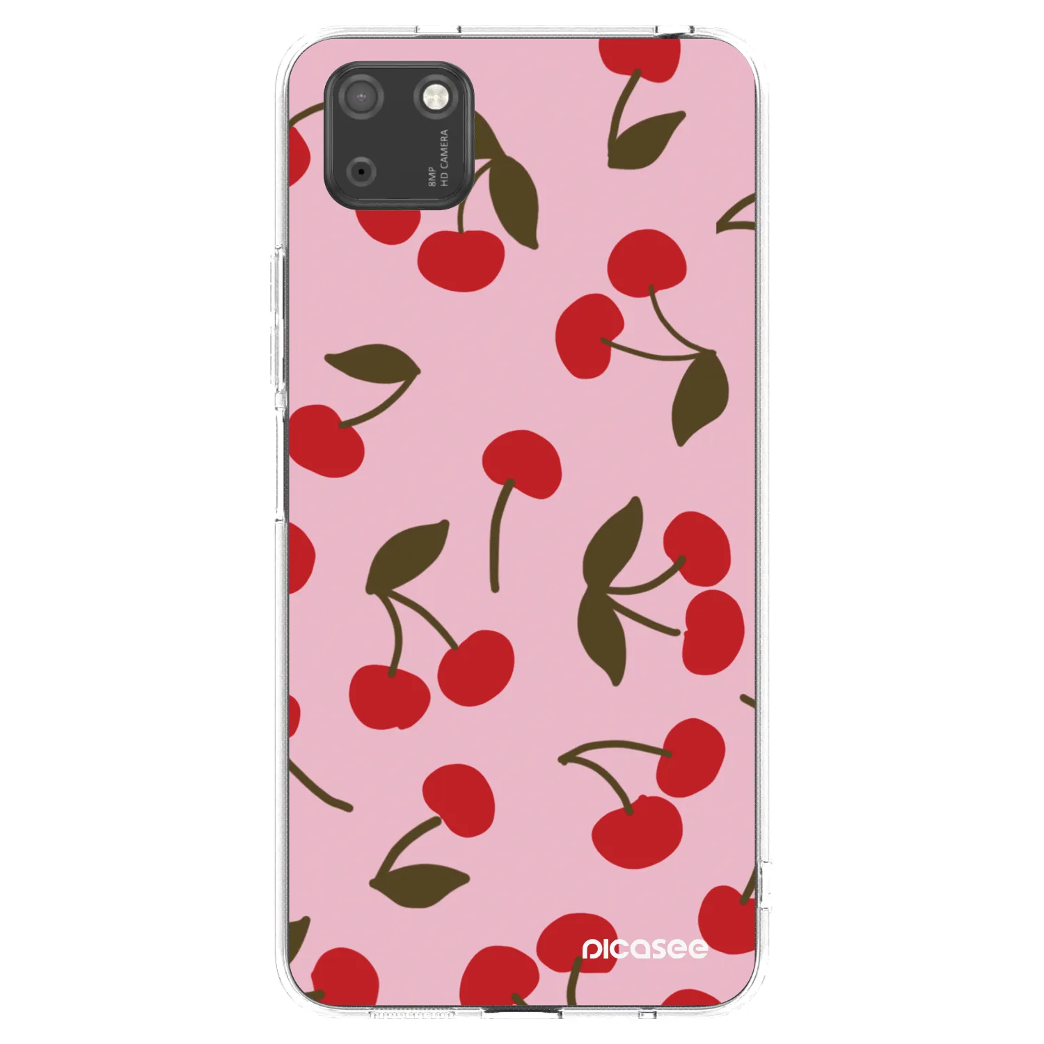 Picasee silikonski prozorni ovitek za Huawei Y5P - Cherry