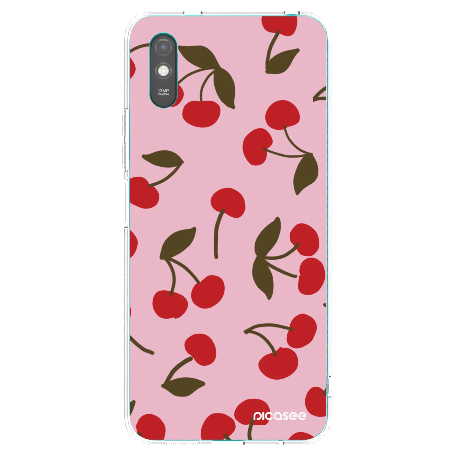 Picasee silikonski prozorni ovitek za Xiaomi Redmi 9A - Cherry