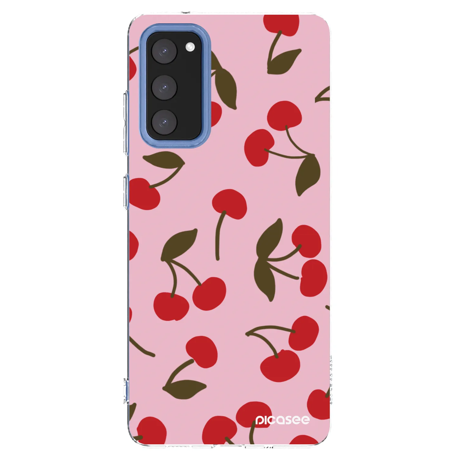 Picasee silikonski prozorni ovitek za Samsung Galaxy S20 FE - Cherry