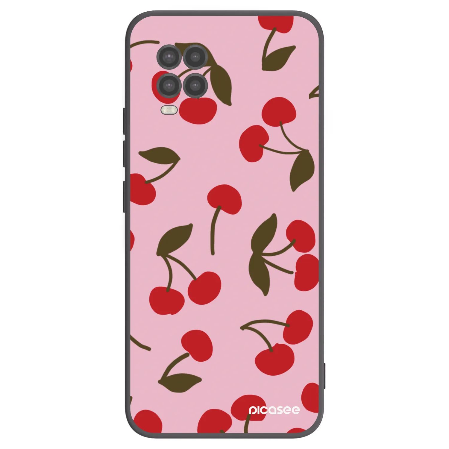 Picasee silikonski črni ovitek za Xiaomi Mi 10 Lite - Cherry