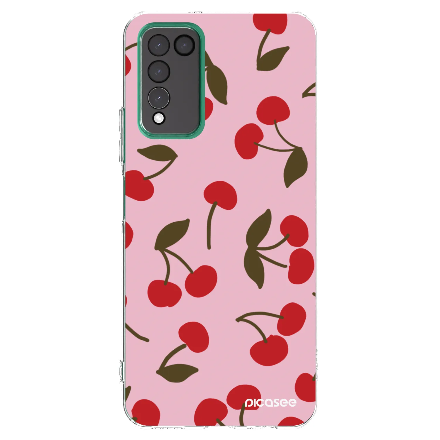Picasee silikonski prozorni ovitek za Honor 10X Lite - Cherry