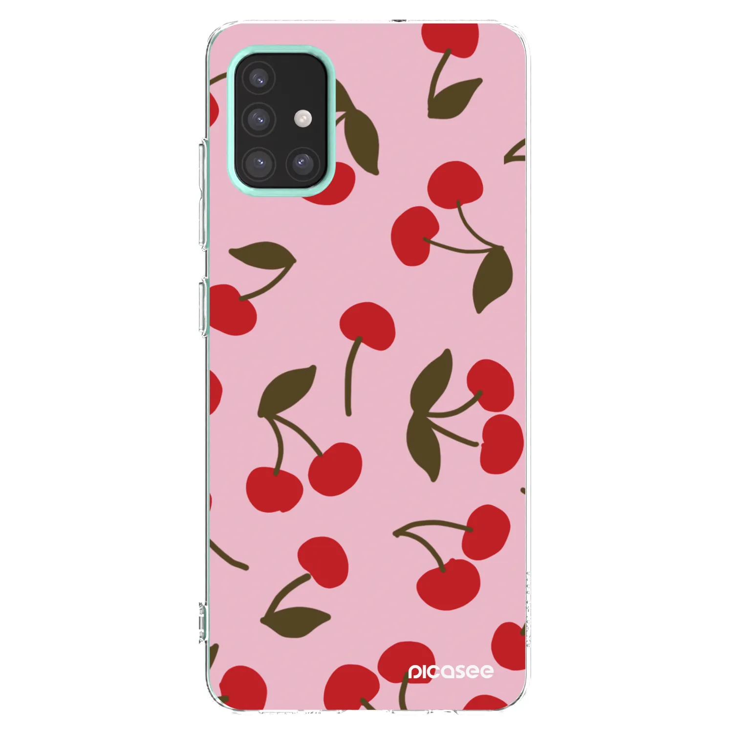 Picasee silikonski prozorni ovitek za Samsung Galaxy M31s - Cherry