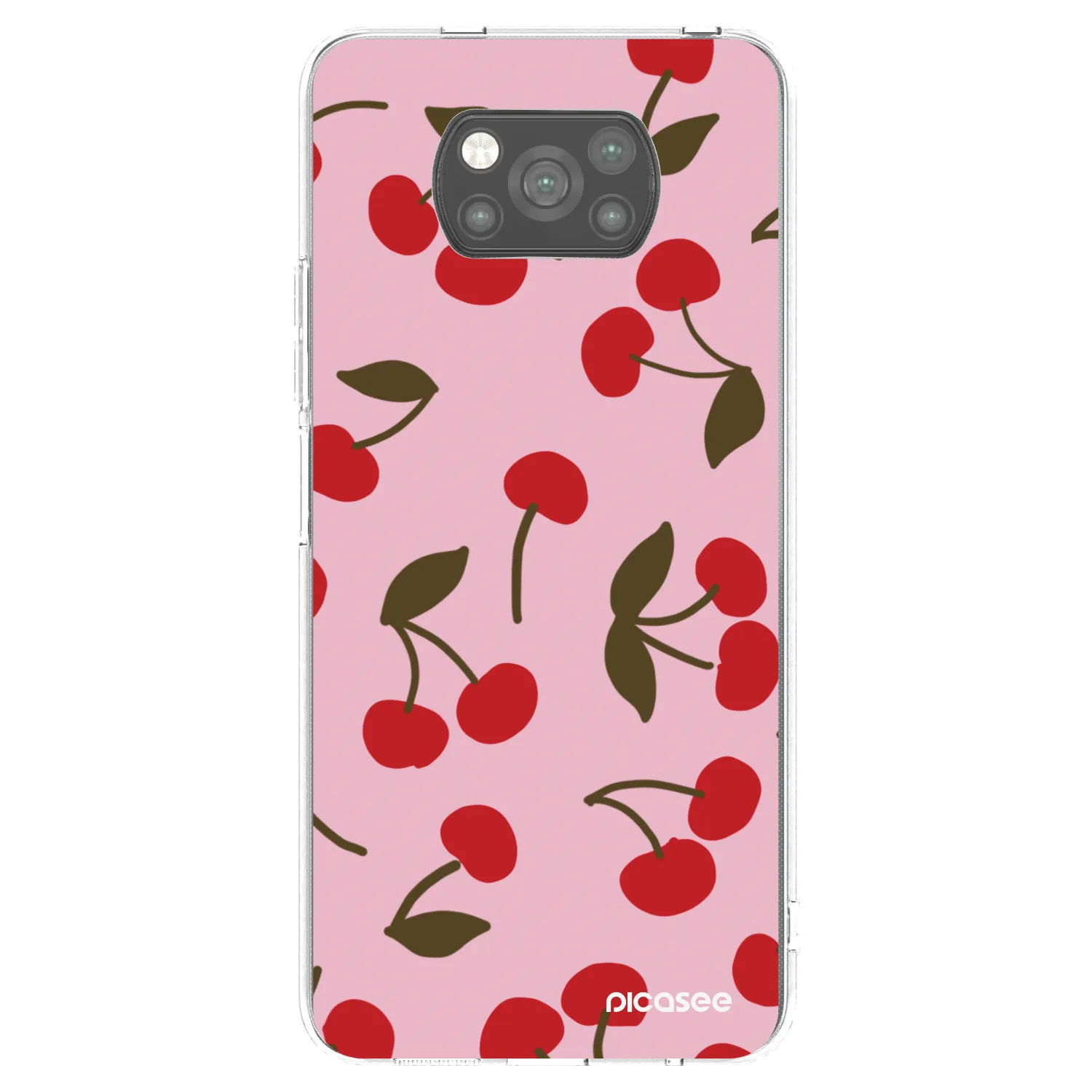 Picasee silikonski črni ovitek za Xiaomi Poco X3 Pro - Cherry