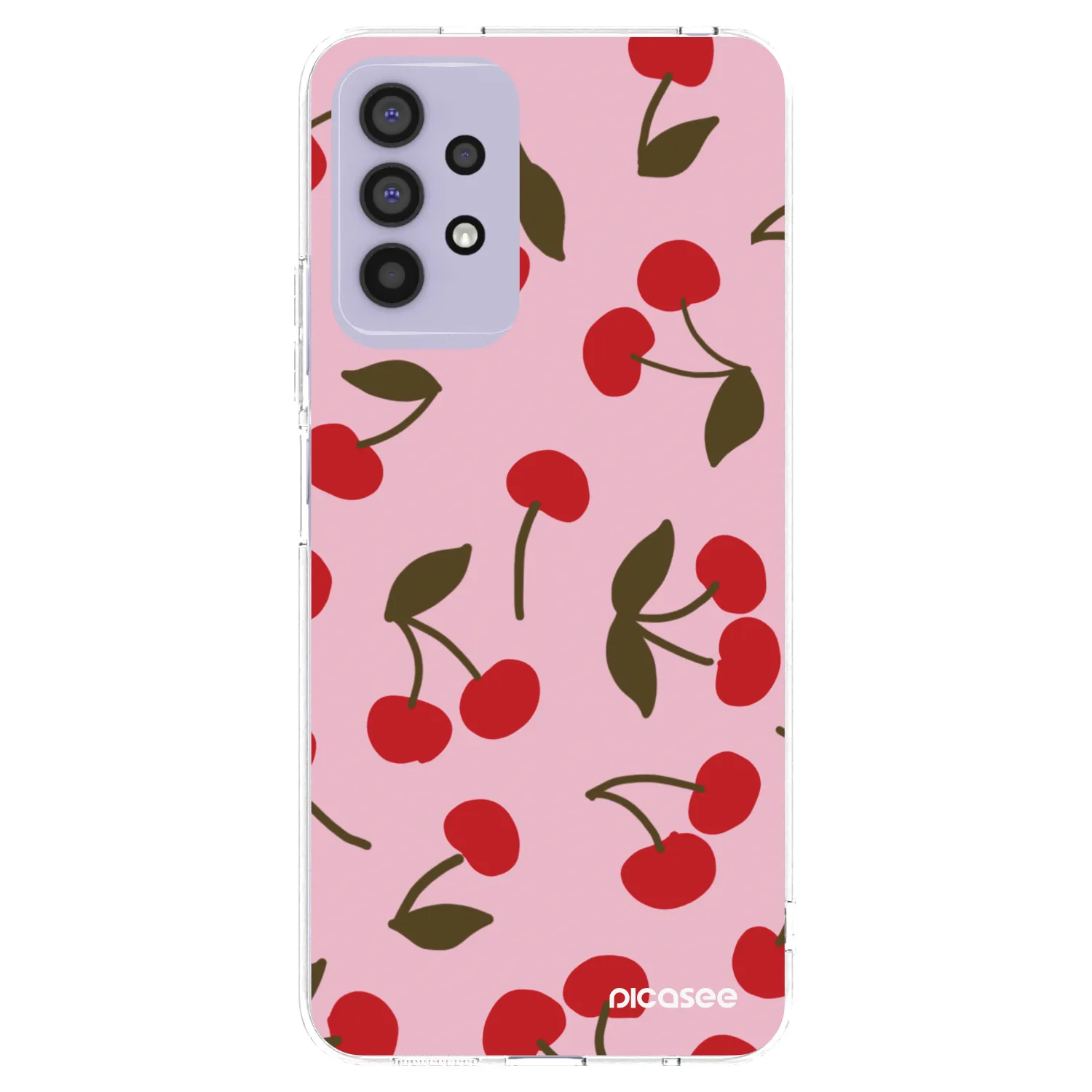 Picasee silikonski prozorni ovitek za Samsung Galaxy A32 4G SM-A325F - Cherry