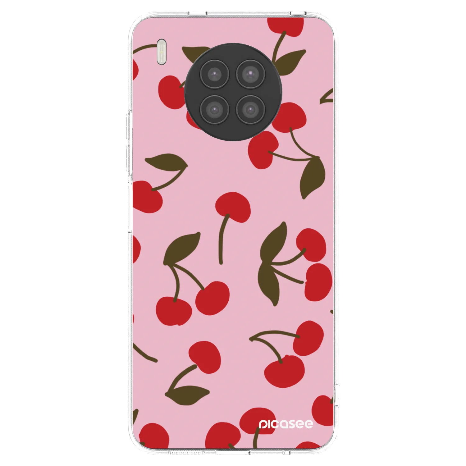 Picasee silikonski prozorni ovitek za Huawei Nova 8i - Cherry