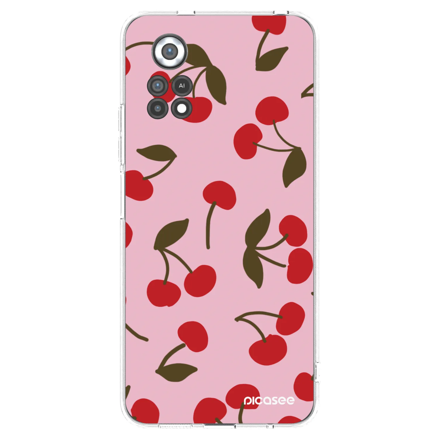 Picasee silikonski prozorni ovitek za Xiaomi Poco X4 Pro 5G - Cherry