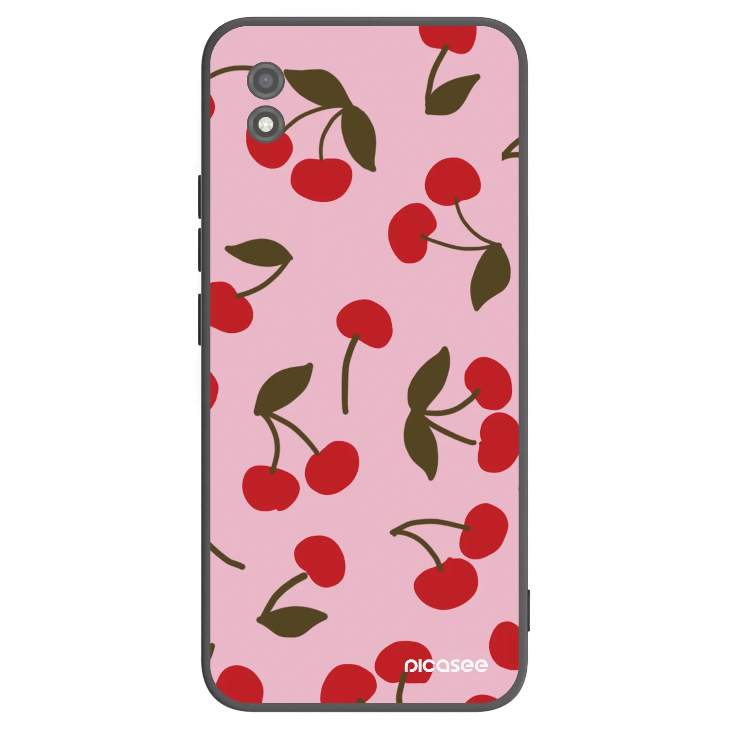 Picasee silikonski črni ovitek za Realme C11 (2021) - Cherry