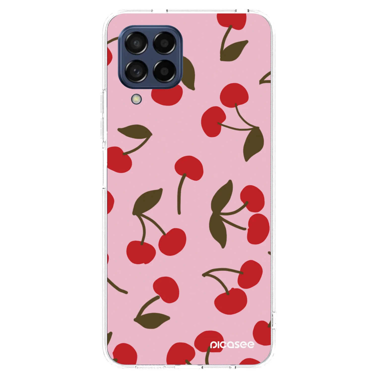 Picasee silikonski prozorni ovitek za Samsung Galaxy M53 5G - Cherry