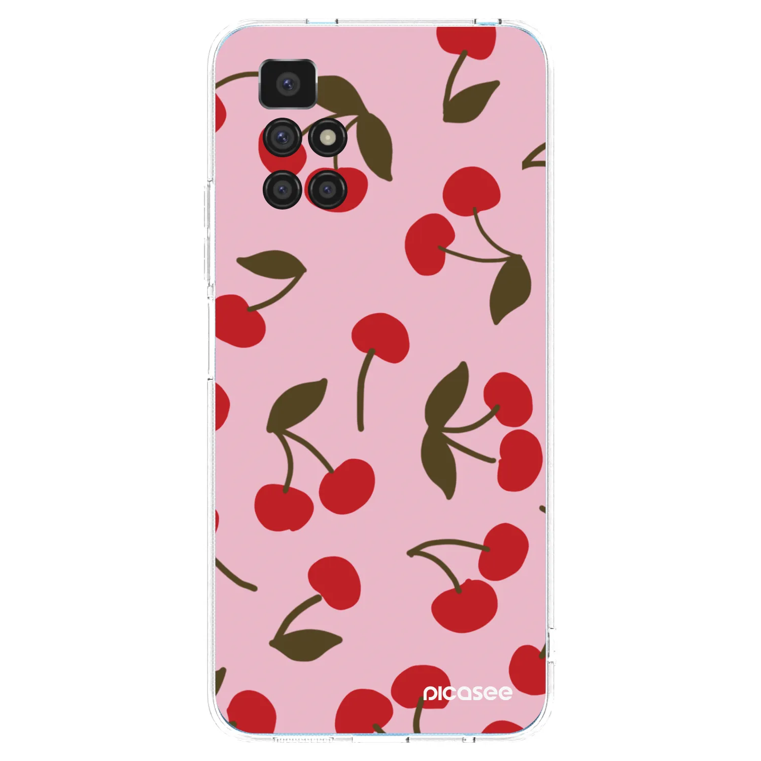 Picasee silikonski prozorni ovitek za Xiaomi Redmi 10 (2022) - Cherry