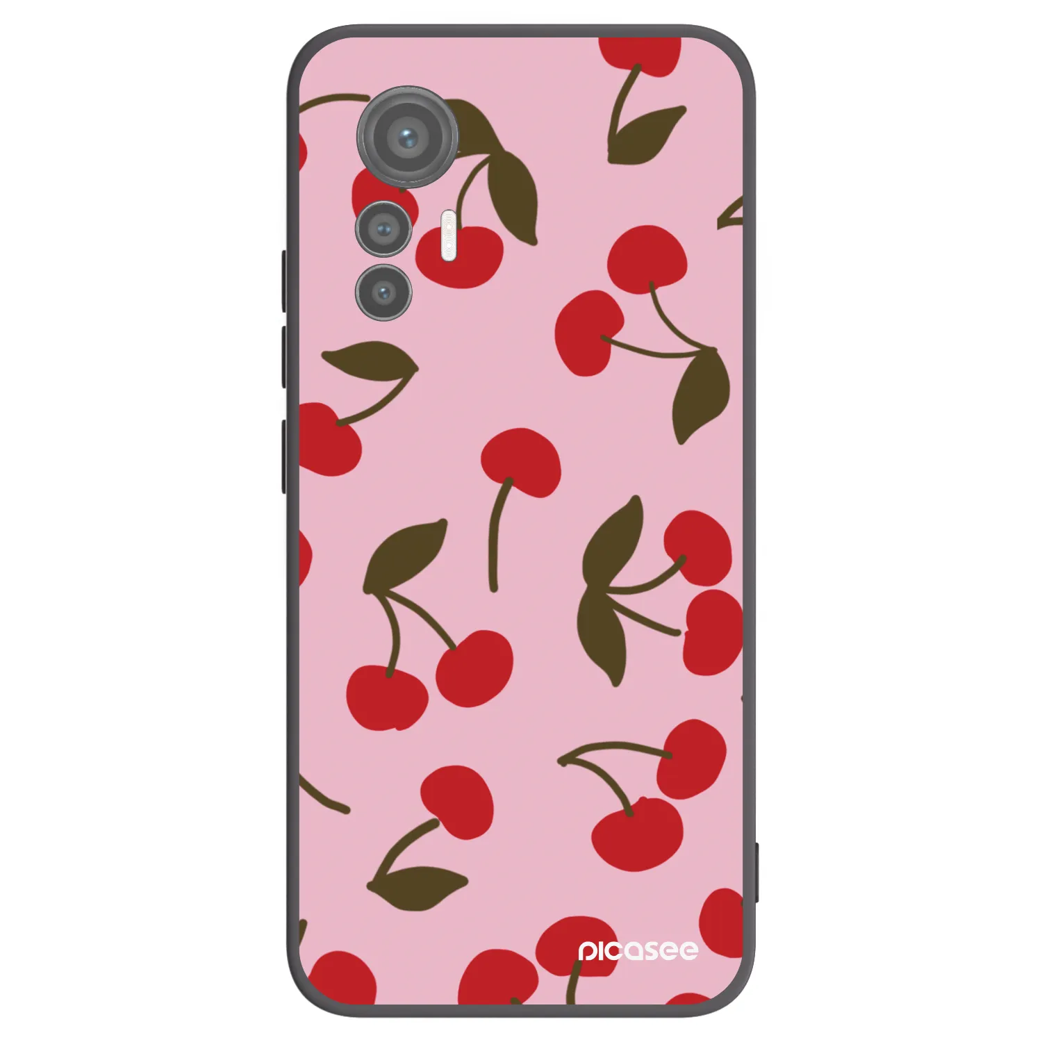 Picasee silikonski črni ovitek za Xiaomi 12 Lite - Cherry